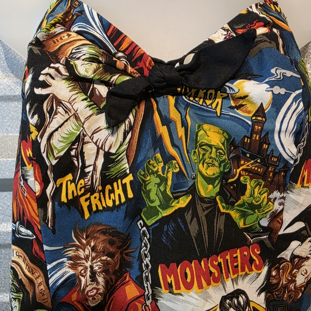 Hemet Monster Print Mini Dress - Picture 4 of 5